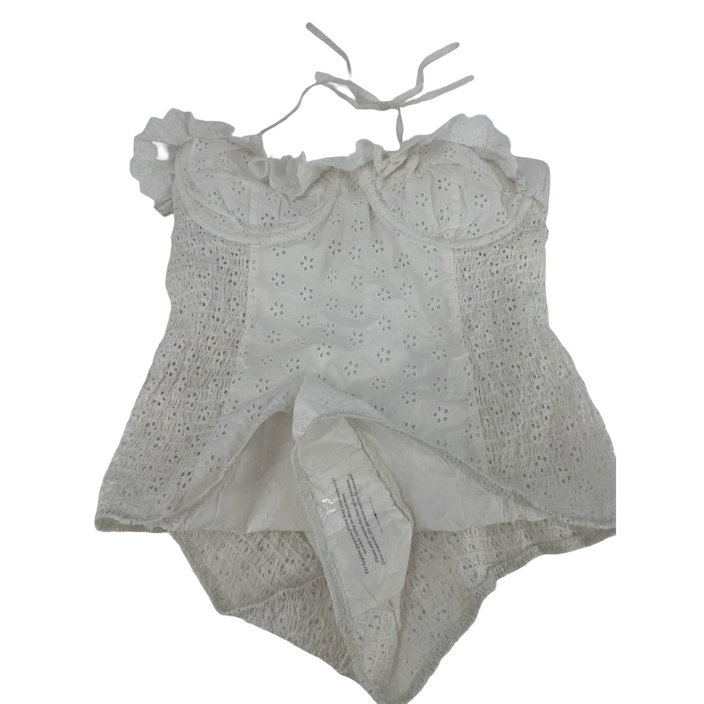 Doen White Eyelet One-Piece Swimsuit - Picture 4 of 8